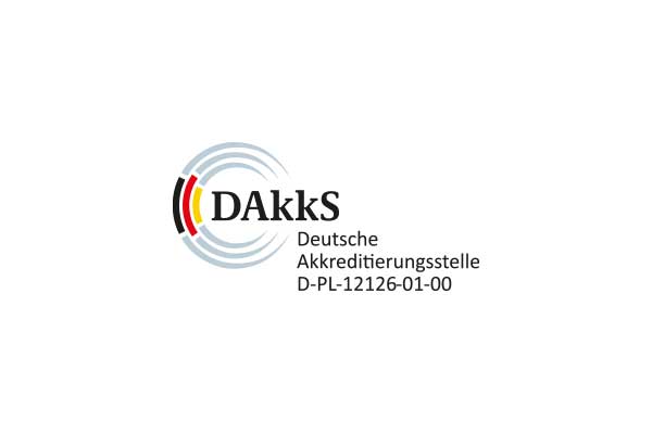 DAkks German accreditation logo