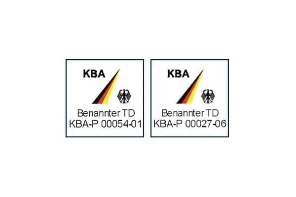 KBA designation of technical service by the Federal Motor Transport Authority